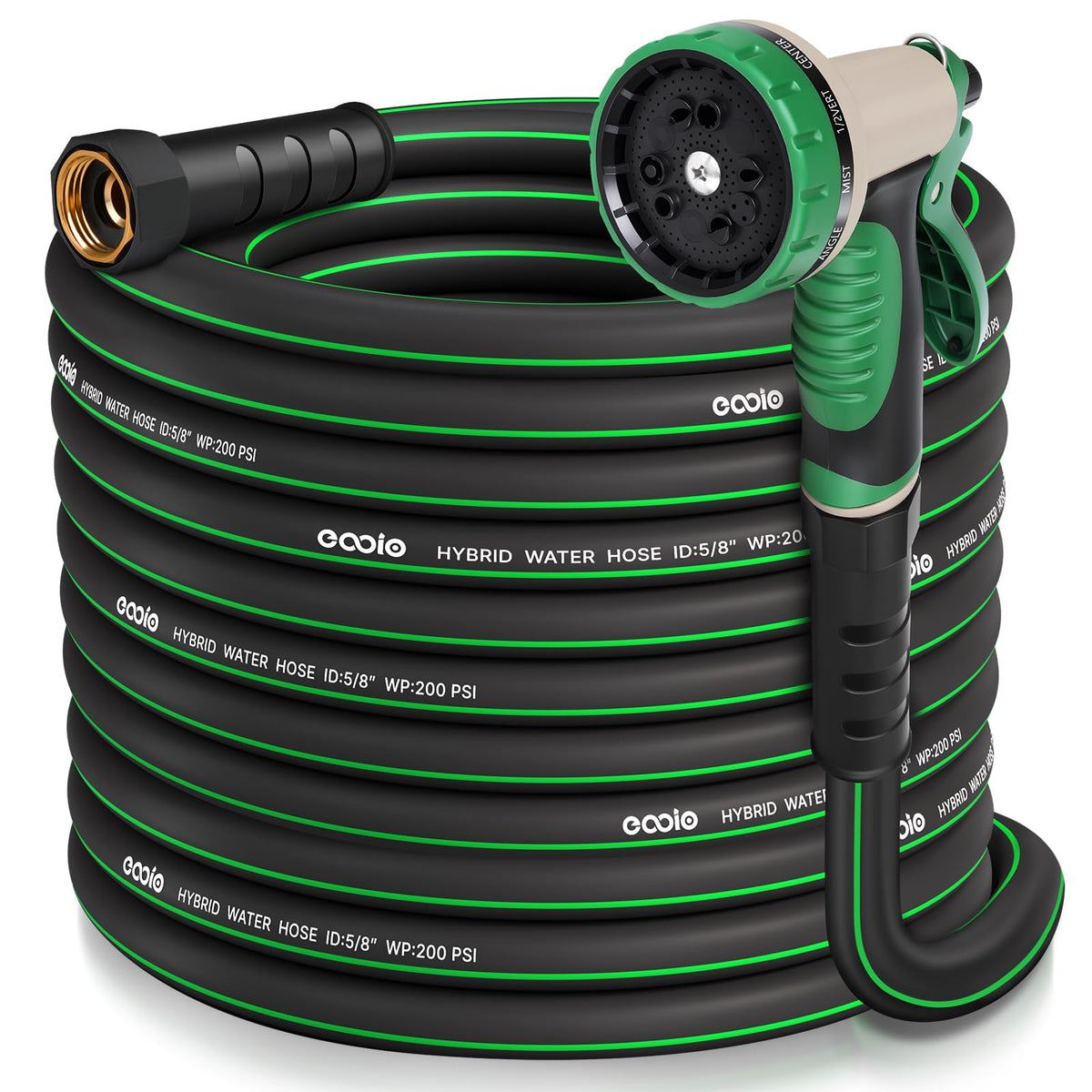 EOOIO heavy-duty garden hose 75 ft demonstrates durability for everyday watering.
