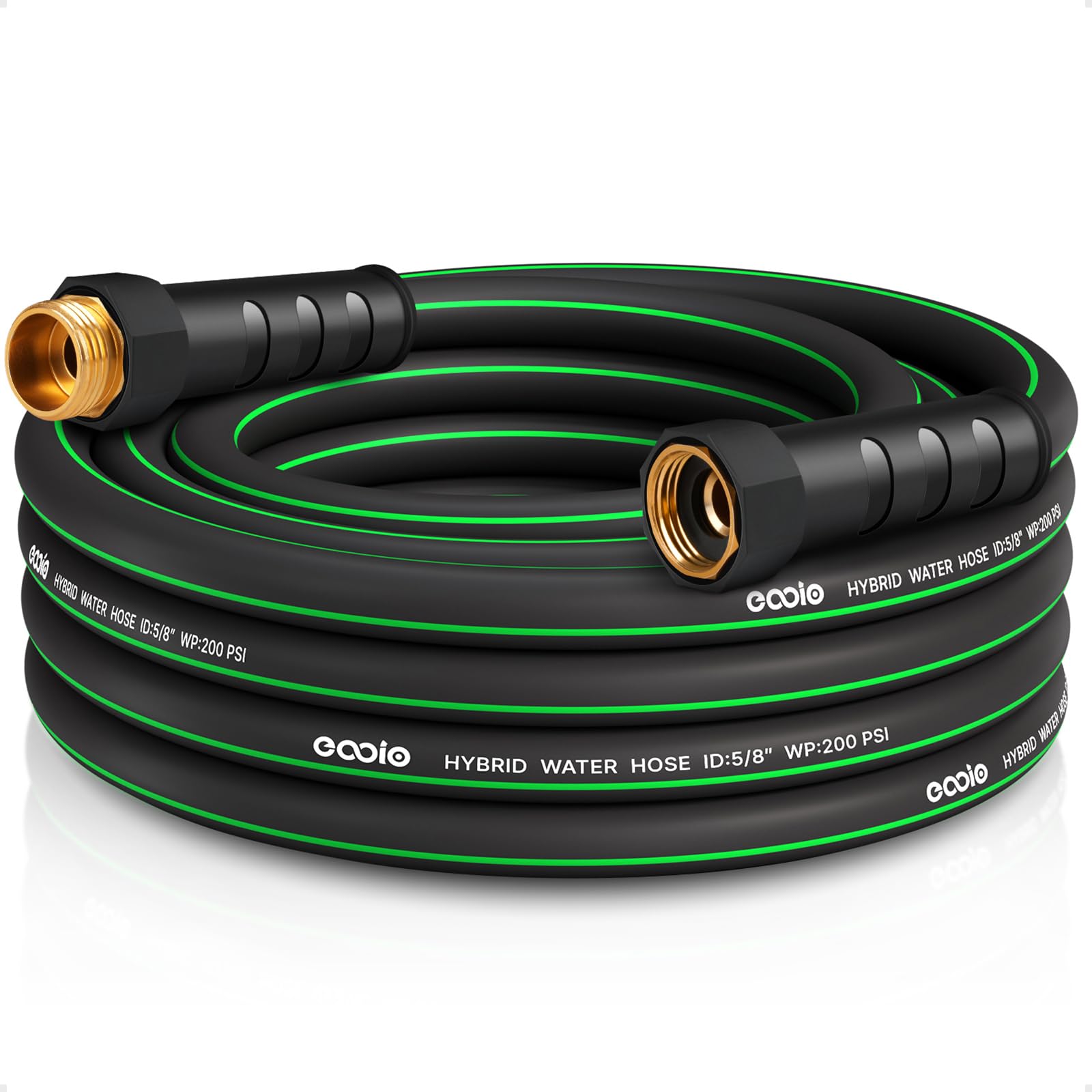 EOOIO heavy-duty hose 20ft showing sturdy construction for everyday garden tasks