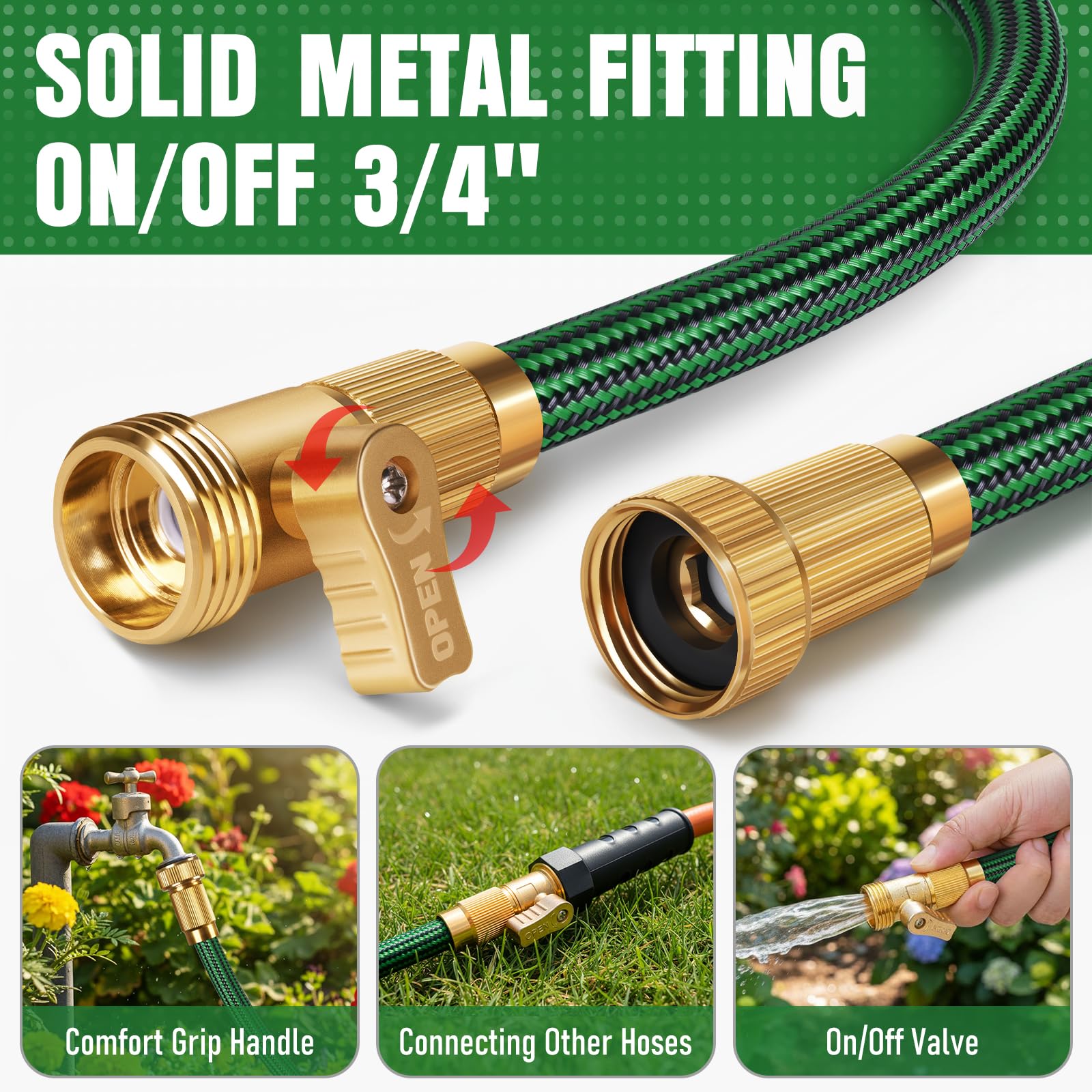 EOOIO 500psi working pressure suited for residential watering
