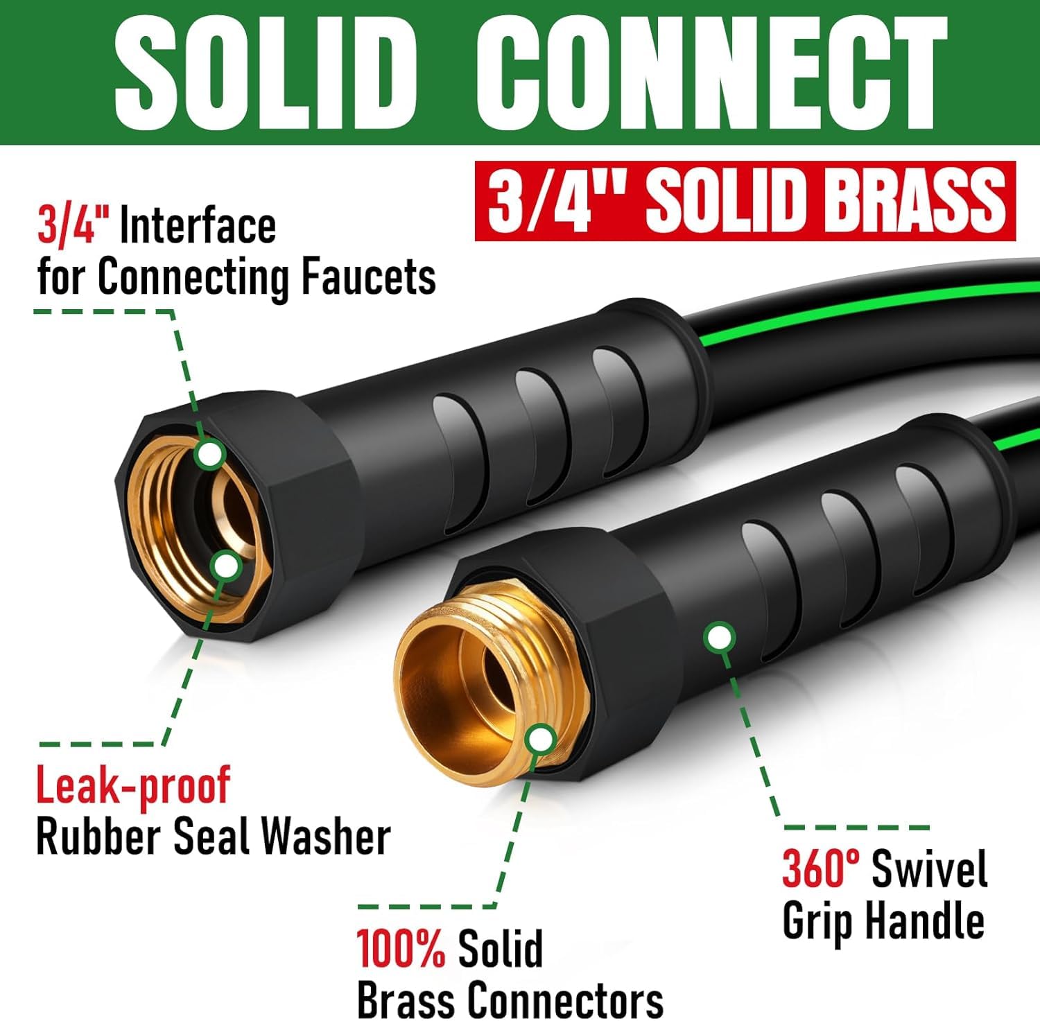 EOOIO leakproof copper ends ensure secure, rust-resistant connections.