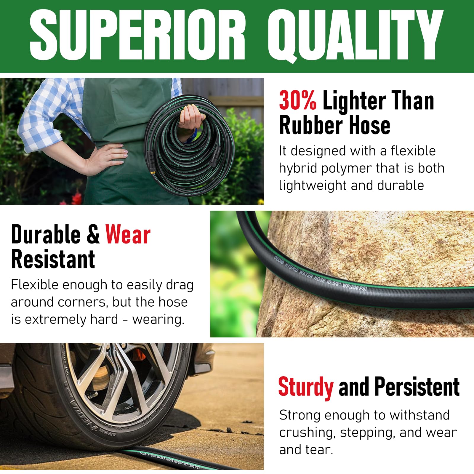 EOOIO secure fittings reduce leaks with water-tight connections.