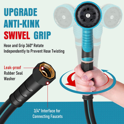 EOOIO swivel handle design enhances comfortable grip.