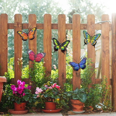 EOORAU butterfly wings stand upright for a realistic 3D effect
