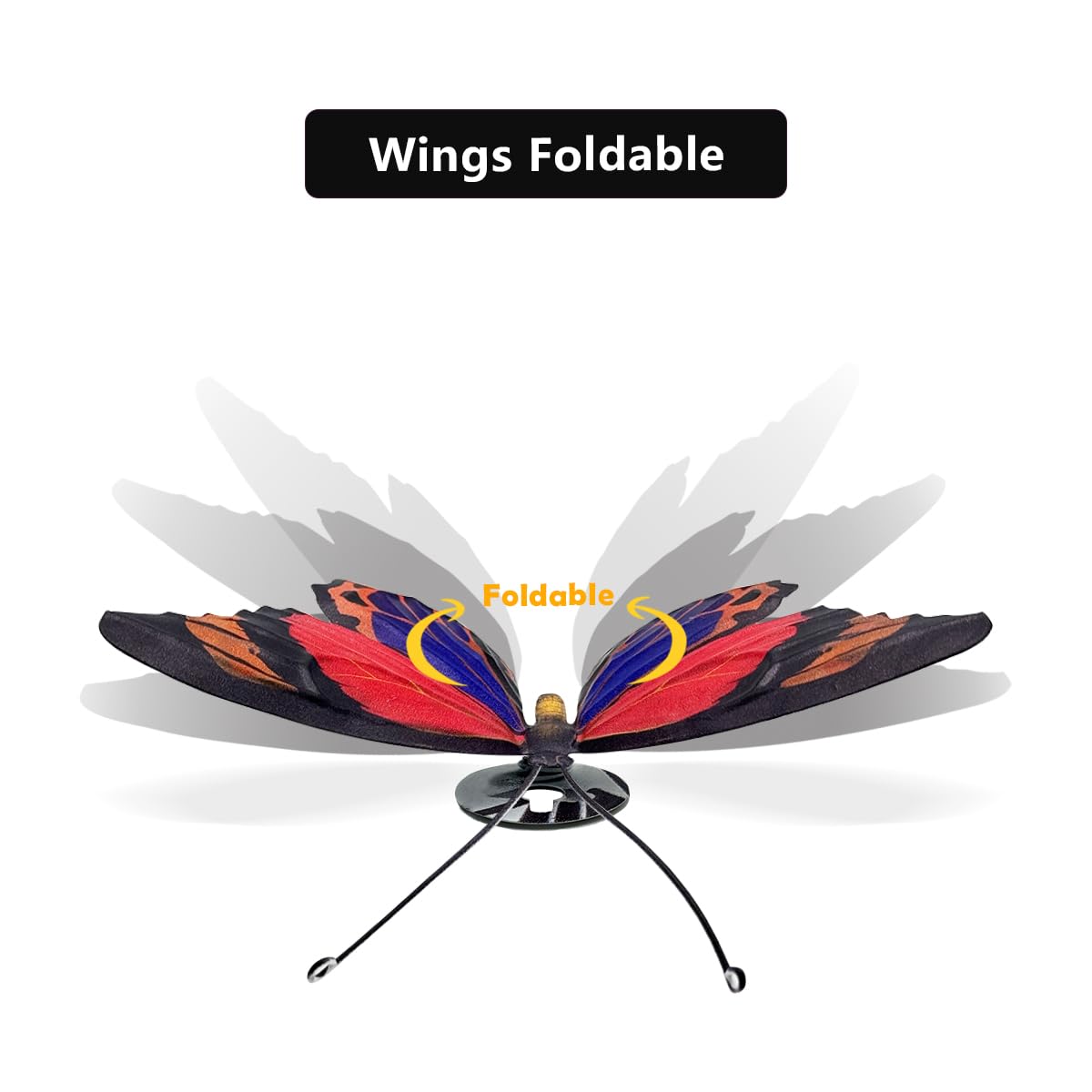 EOORAU spring hook design makes butterflies dance in light breeze
