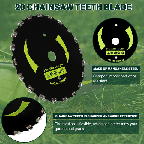 EOPOAYI heavy-duty cutting kit handles dense weeds and light brush.