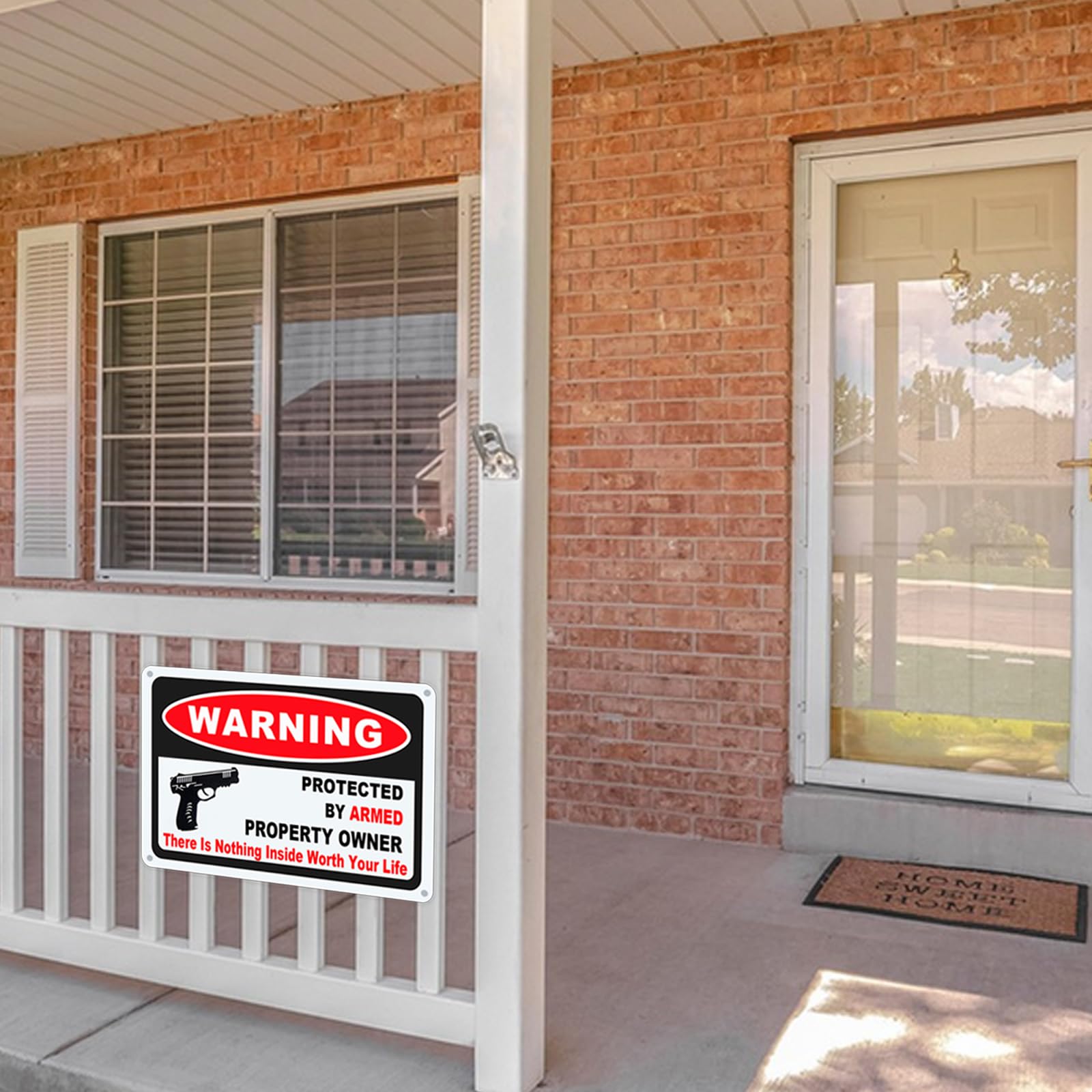Eoppen indoor outdoor sign suitable for all weather.