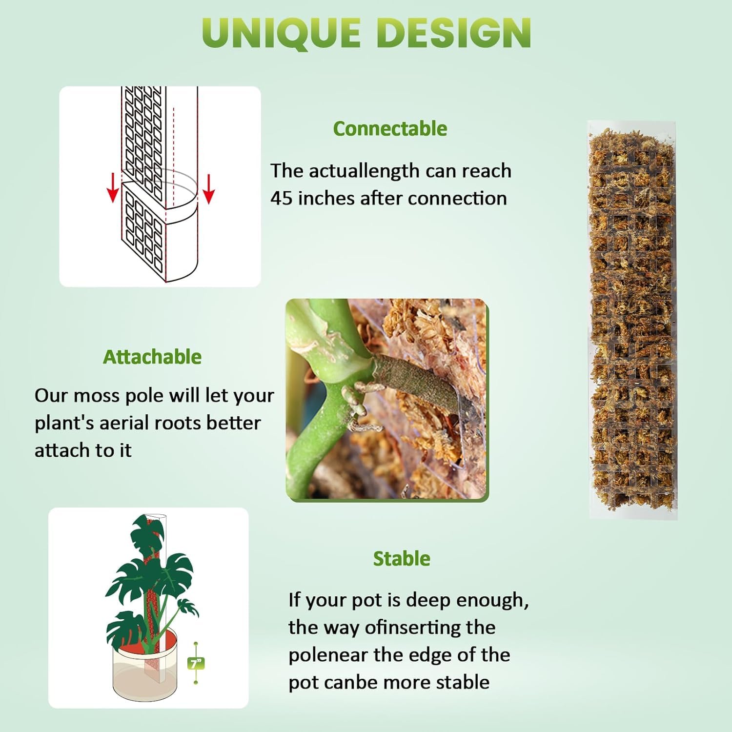 EOX stackable design lets you extend to 56, 80, or 106 inches as you grow.