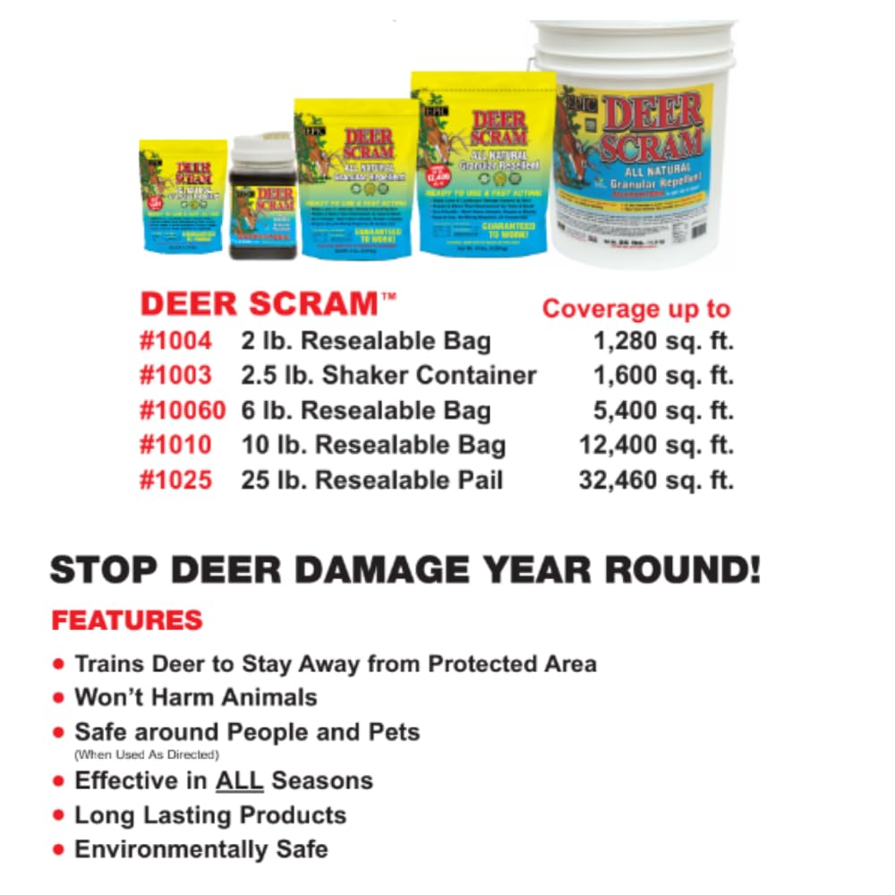 Rain-resistant EPIC REPELLENTS granules provide outdoor protection