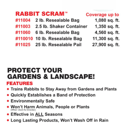 Rabbit Scram edge protection strip around shrubs to prevent nibbling