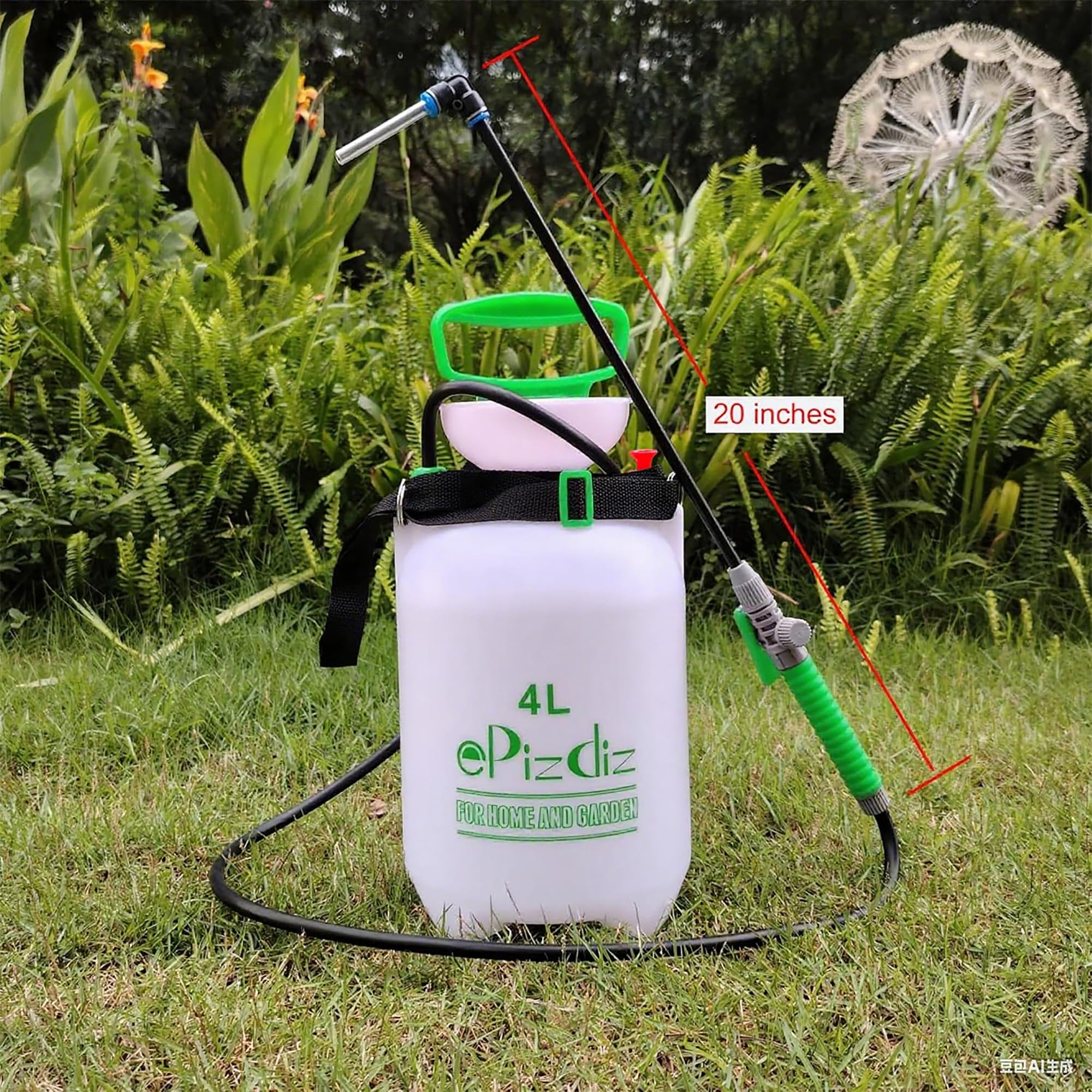ePizdiz 1-gallon capacity enables longer sessions without frequent refills.
