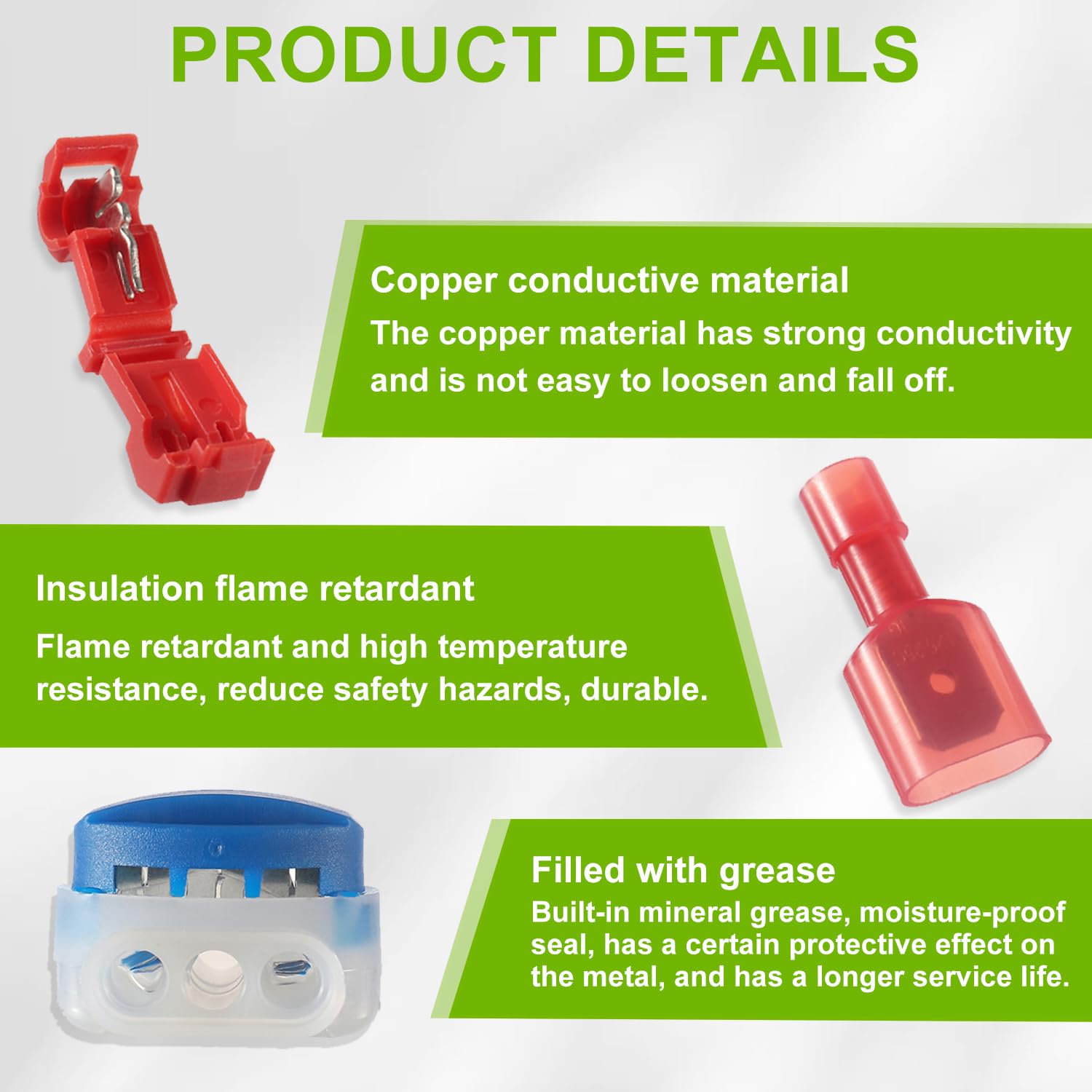 EPLZON IDC 314-BOX kit contents: connectors, terminals, nails