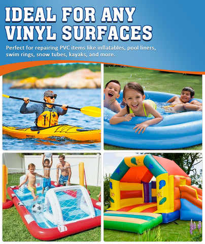 EPN patches in rounds and squares for versatile inflatable repairs