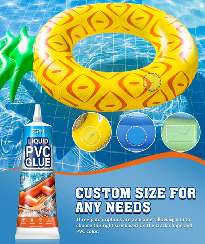 EPN repair patches for TPU, EVA, PVC; versatile fix for inflatables