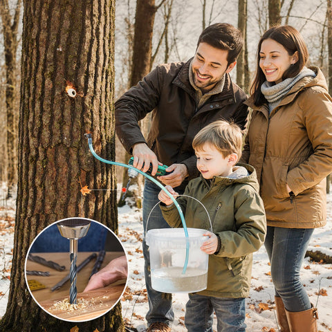 Epoacht smart lid system keeps sap clean and spill-free during transport