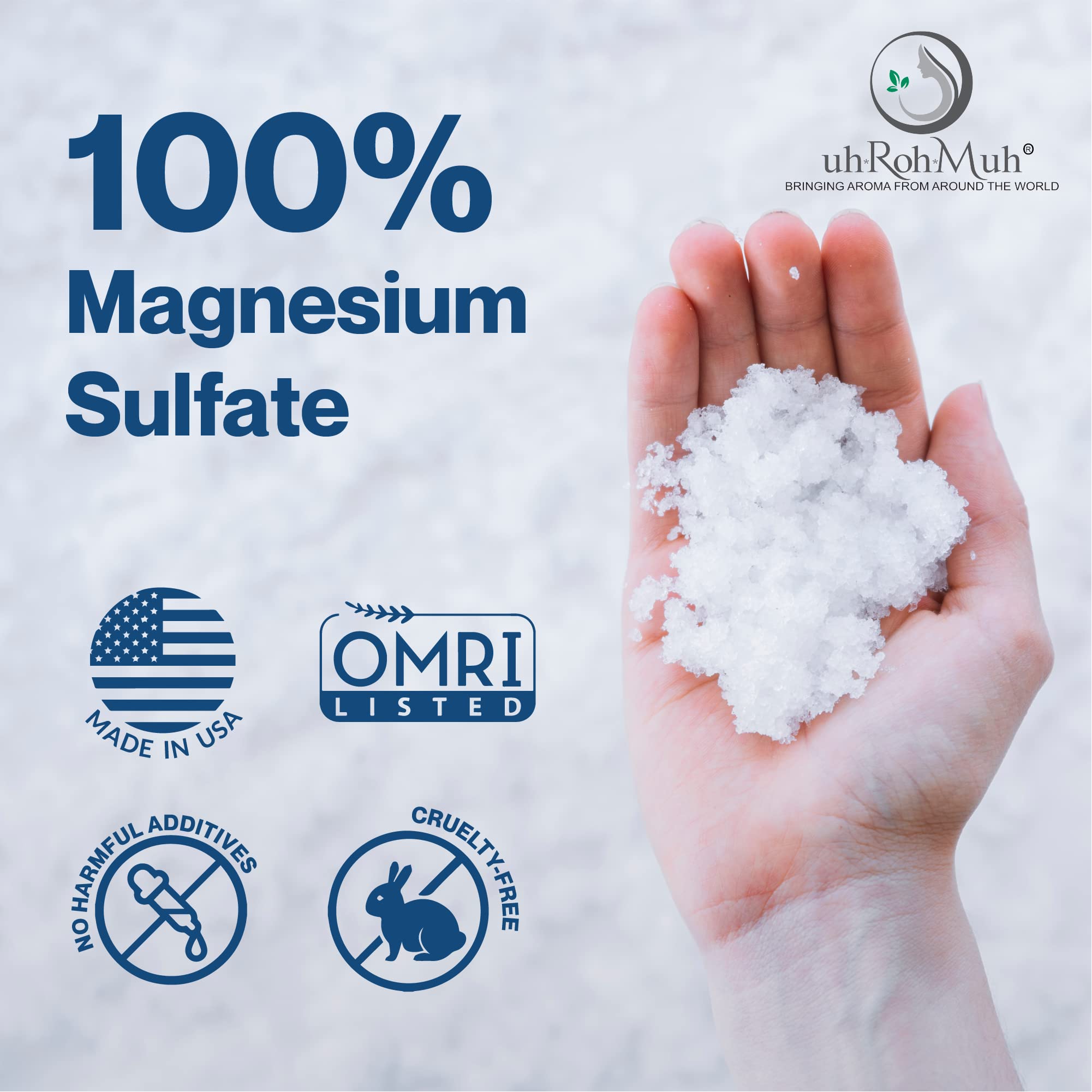 uhrohmu epsom salt used as a bulk ingredient in soap making.
