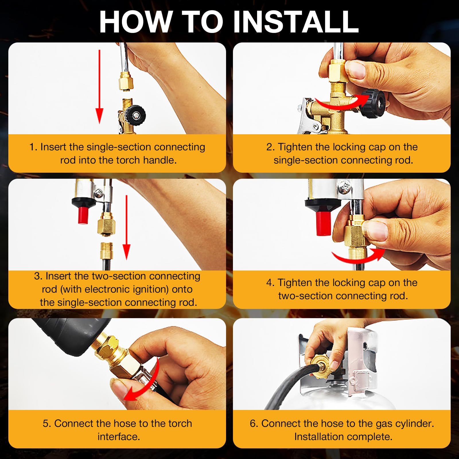Eptchn wide-nozzle design for efficient heat distribution in windy or damp conditions.