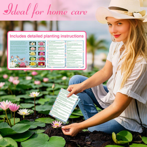 EquSym lotus seeds container-planting kit for easy setup.