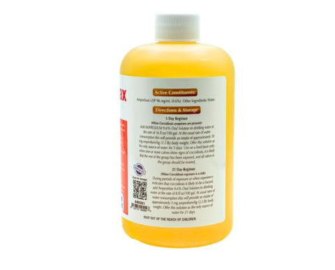 Equine Prime Ampromax cattle dosing for drinking water administration.