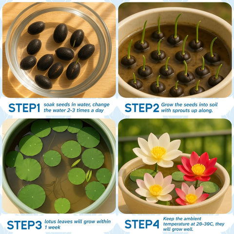 EquSym DIY growing kit packaging highlights easy scarification and care steps