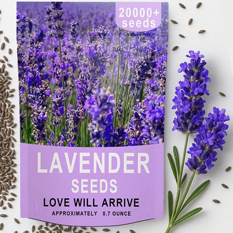 EquSym lavender seeds packaging with resealable pouch for easy storage