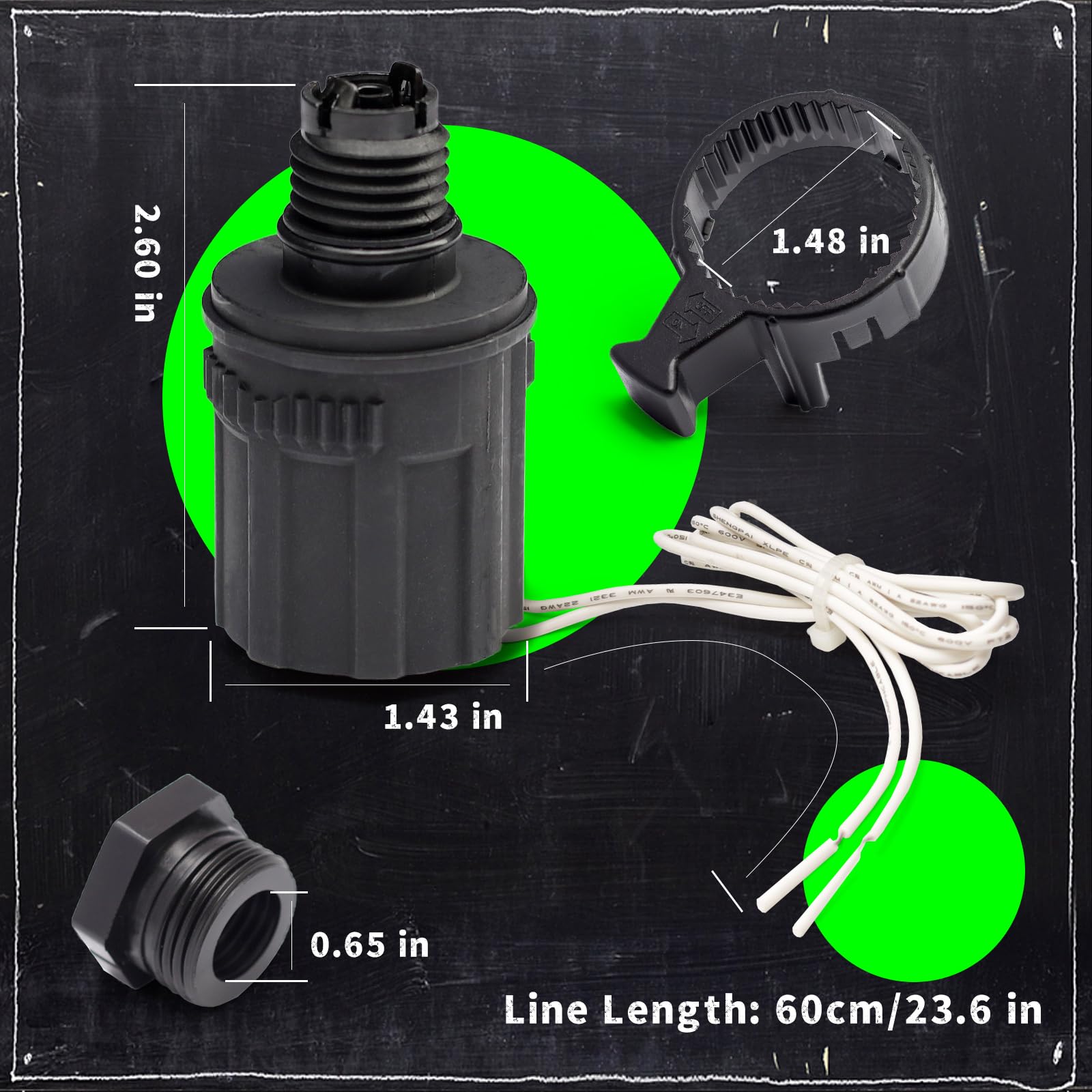 Erchon easy-install kit enables quick, tool-free component replacement.