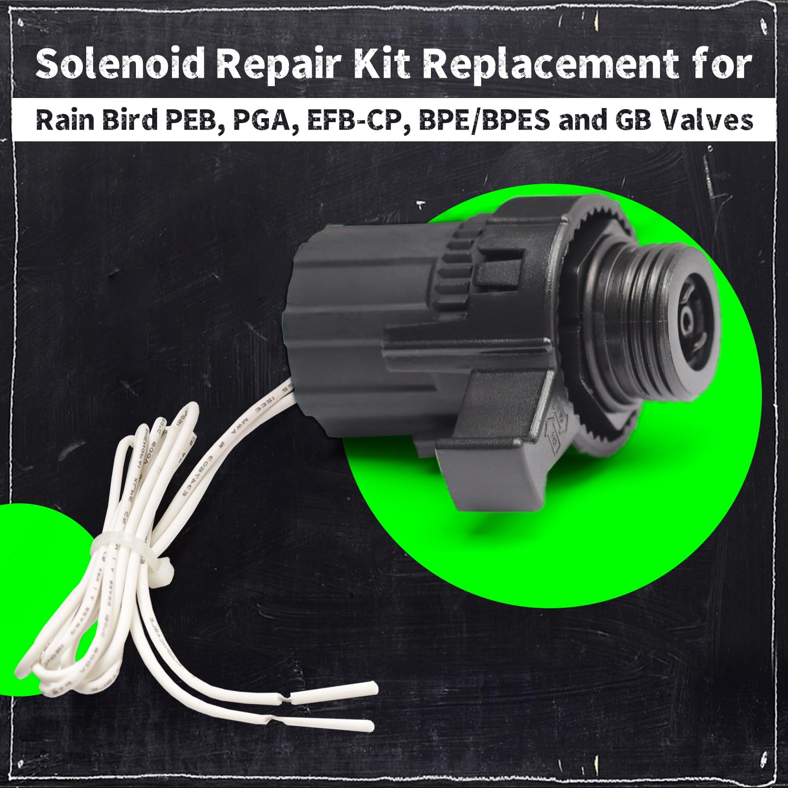 Erchon solenoid handle component for quick valve restoration.