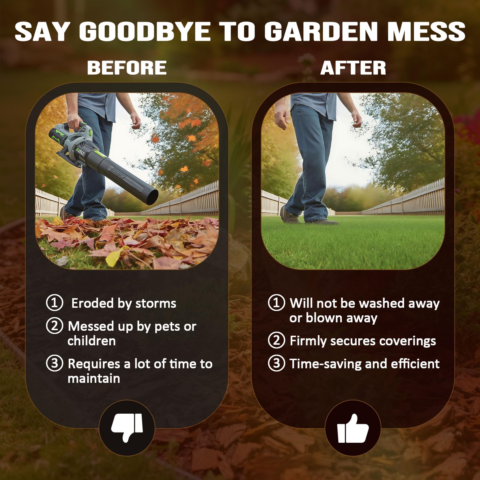 ERCorArt Mulch Glue applied to ground coverage of gravel and rocks