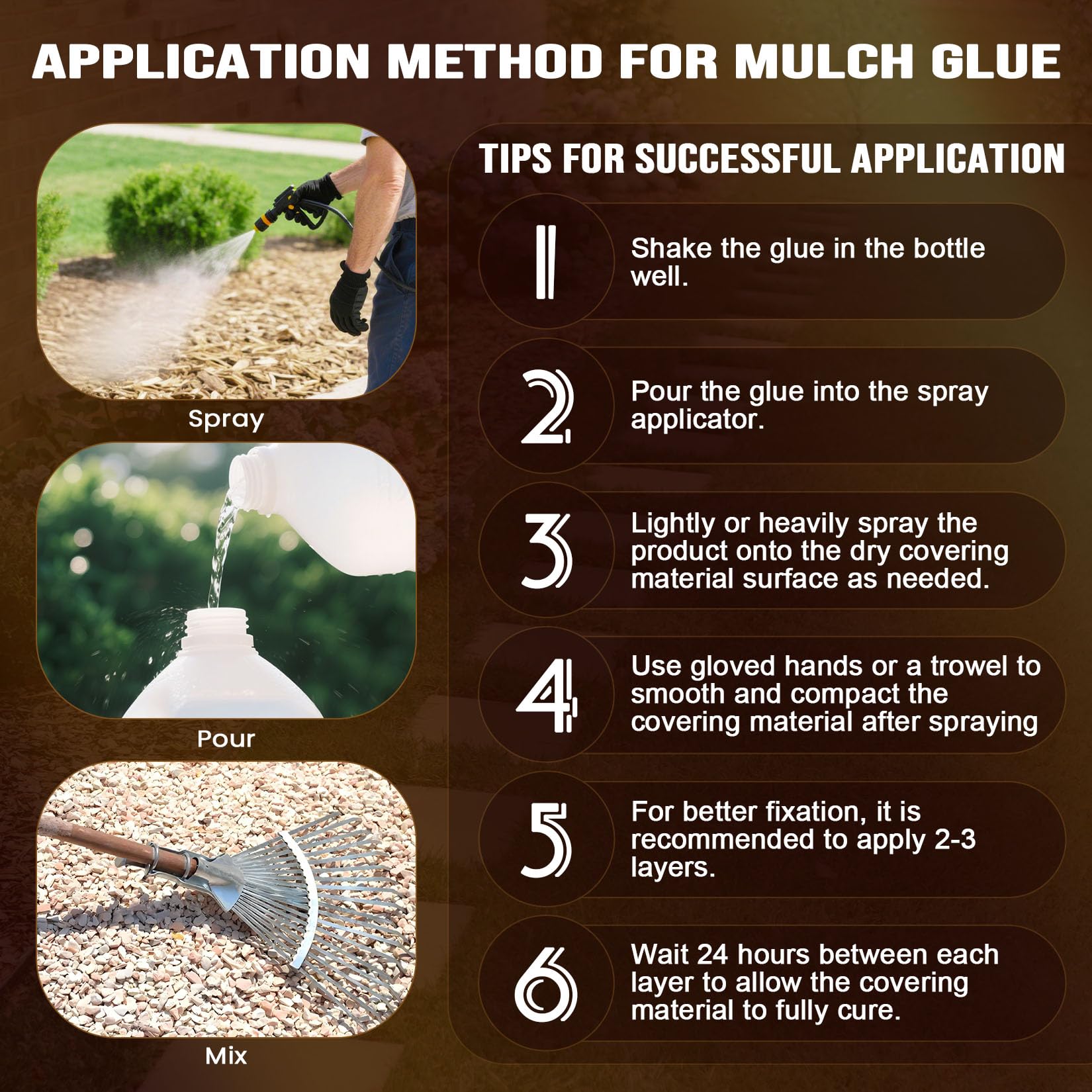 ERCorArt Mulch Glue safe for pets and children during use