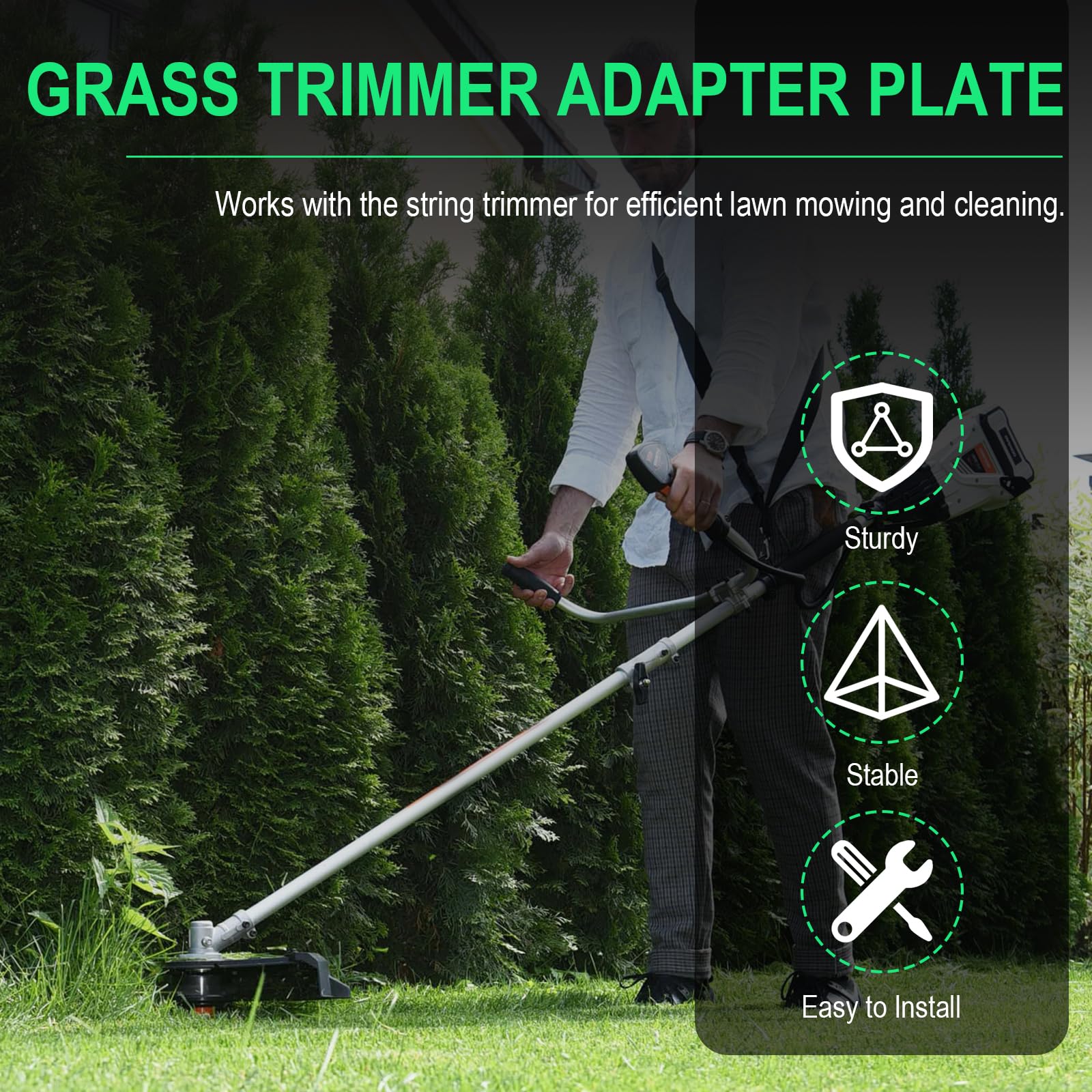 ERETOW compact adapter plate measures 1.87 inches by 0.91 inches for quick checks.