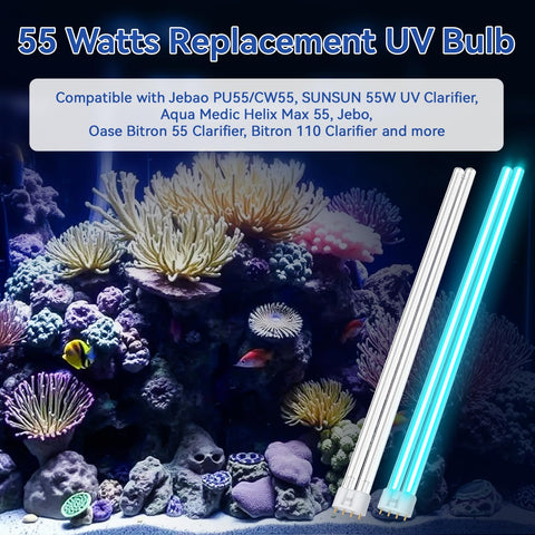 ERETOW UV pond clarifier bulb boosts water clarity in outdoor ponds.