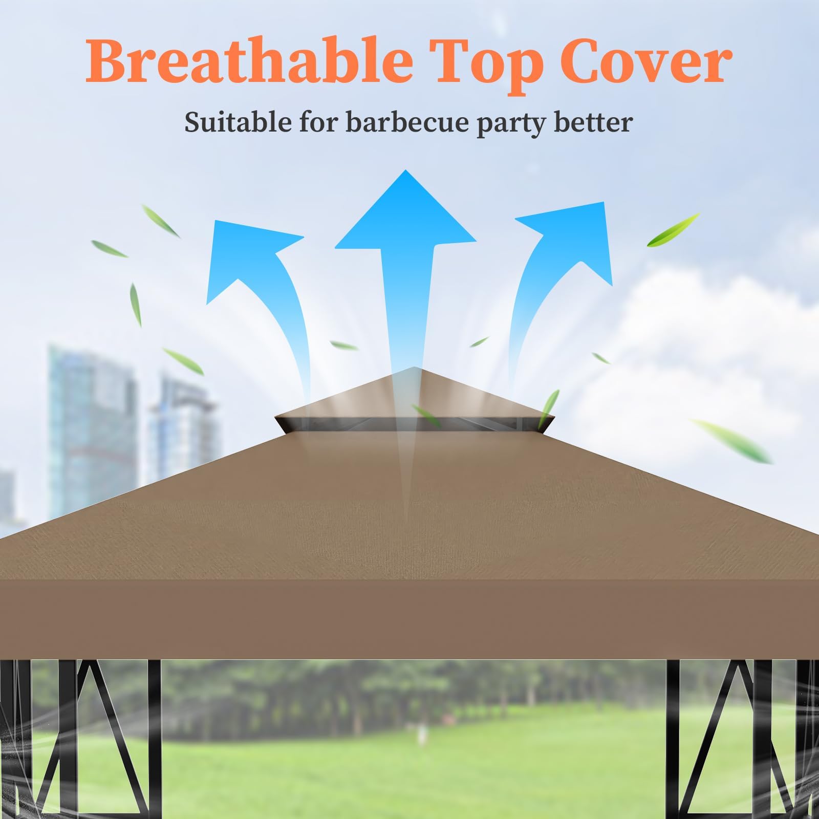 ERFEI fabric close-up highlights UV protection and waterproof surface