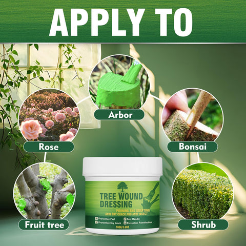 Erigathe waterproof pruning sealer dries quickly on a wound after pruning