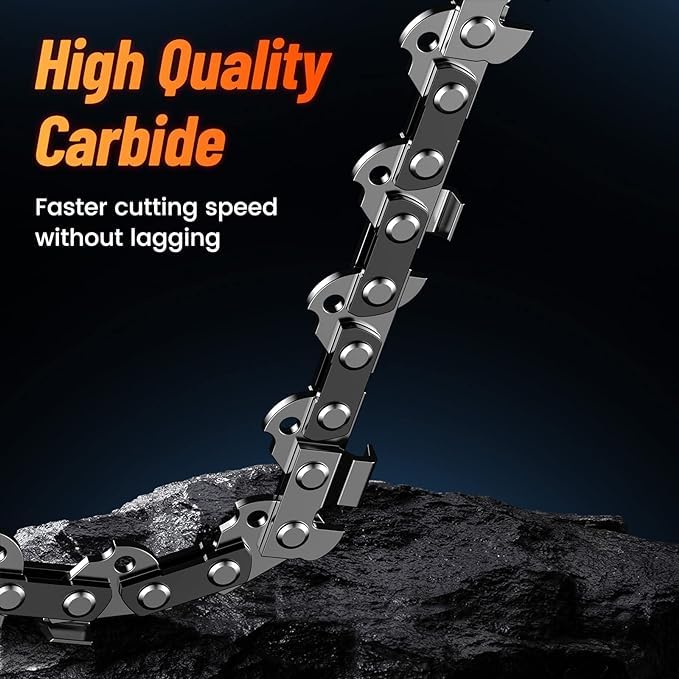 ERINKAZOE carbon steel deep-hardened teeth for smooth, efficient cuts.