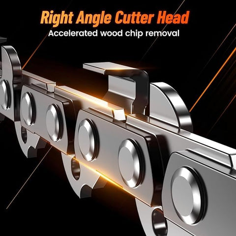 ERINKAZOE pointed teeth design increases cutting efficiency and durability.