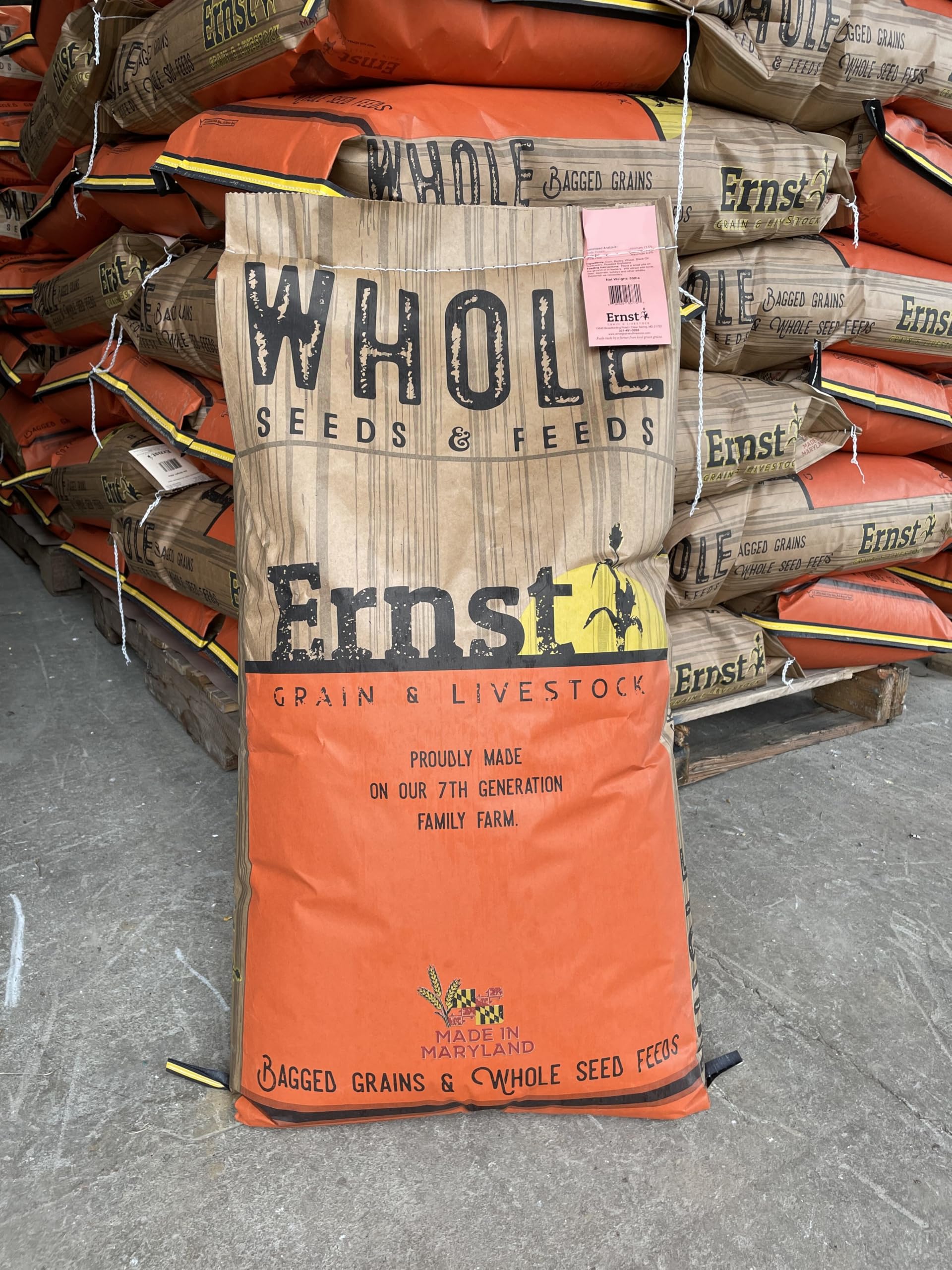 Ernst Grain & Livestock nutrient-rich sunflower seeds support energy for birds.