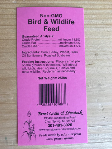 Ernst Grain & Livestock feed designed for outdoor feeders for versatile use.