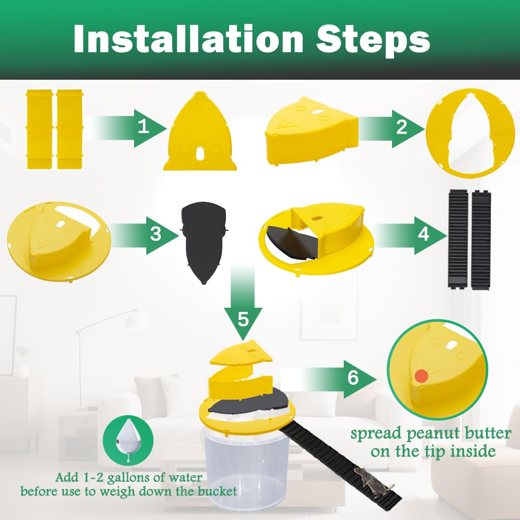 ERYNN indoor-outdoor rodent-trap reusable design reduces waste and supports reuse.