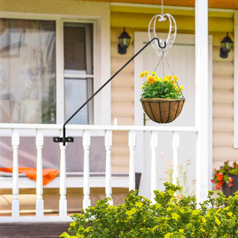 ERYTLLY multipurpose deck hanger supports bird feeders, planters, lanterns and wind chimes.