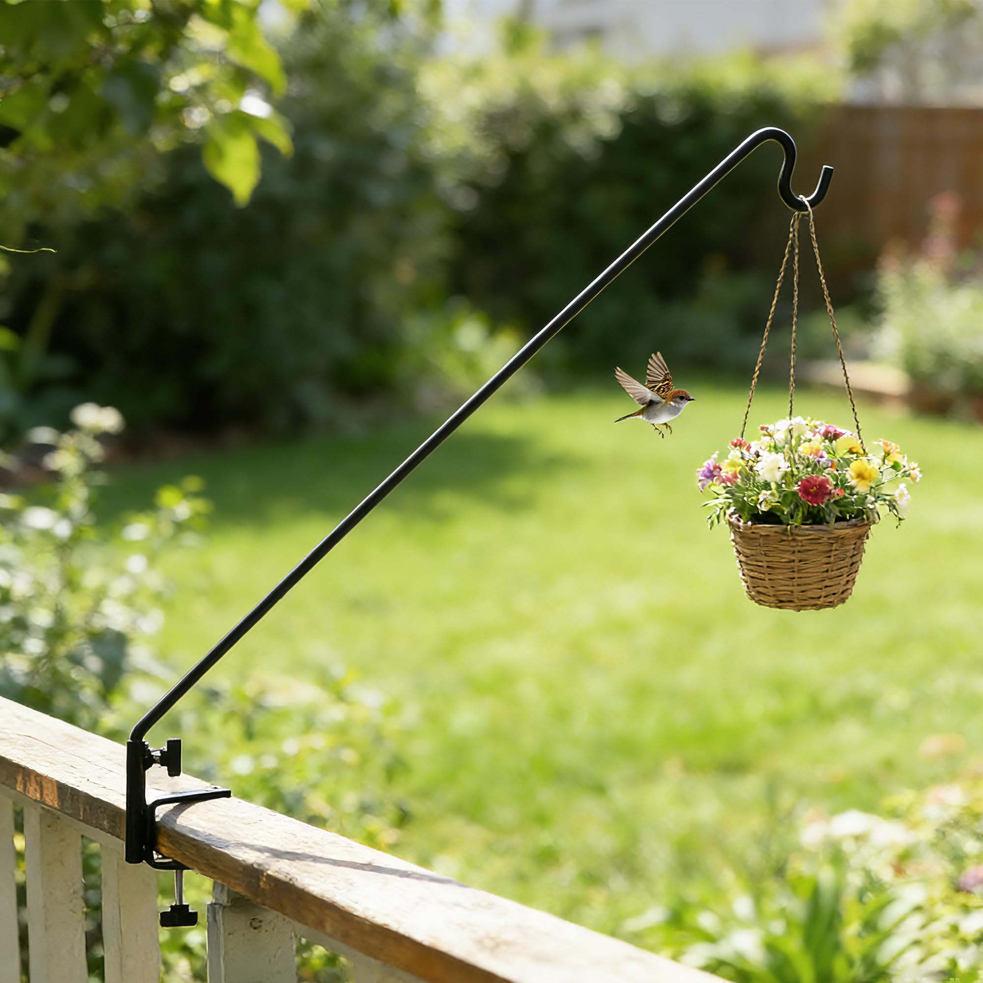 ERYTLLY outdoor decorative deck hook integrated with railing