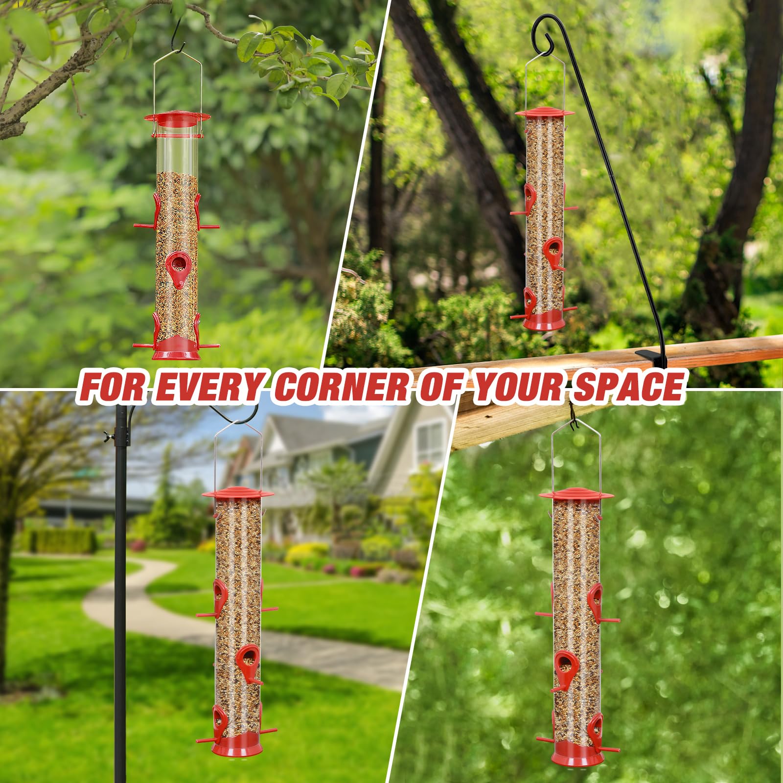 ERYTLLY versatile placement fits trees, balconies, and patios.