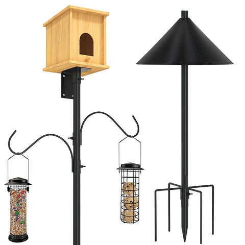 ERYTLLY bird house pole 80 inch base for sturdy outdoor mounting
