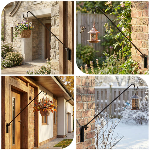 ERYTLLY deck hook hanging wind chimes and lanterns for decorative display
