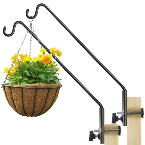 ERYTLLLY deck hook rotary bird feeder on fence rail for easy feeding