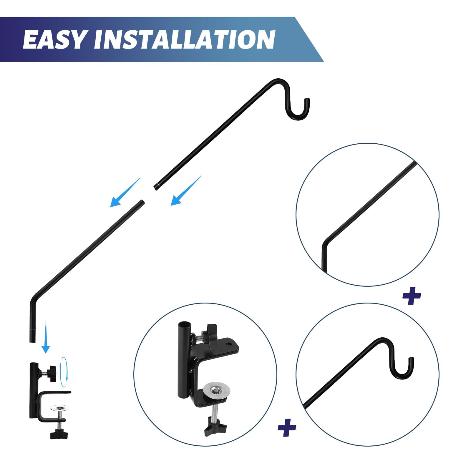 ERYTLLY installation hardware includes screws for quick mounting.