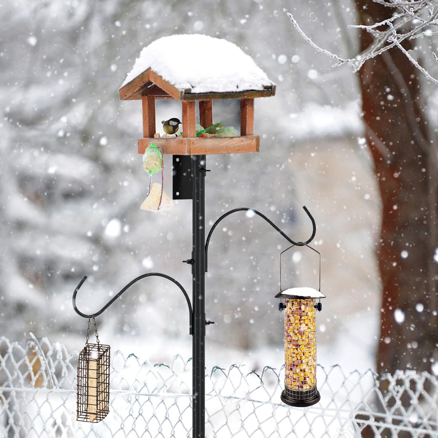 ERYTLLY heavy-duty construction supports long-term backyard feeding
