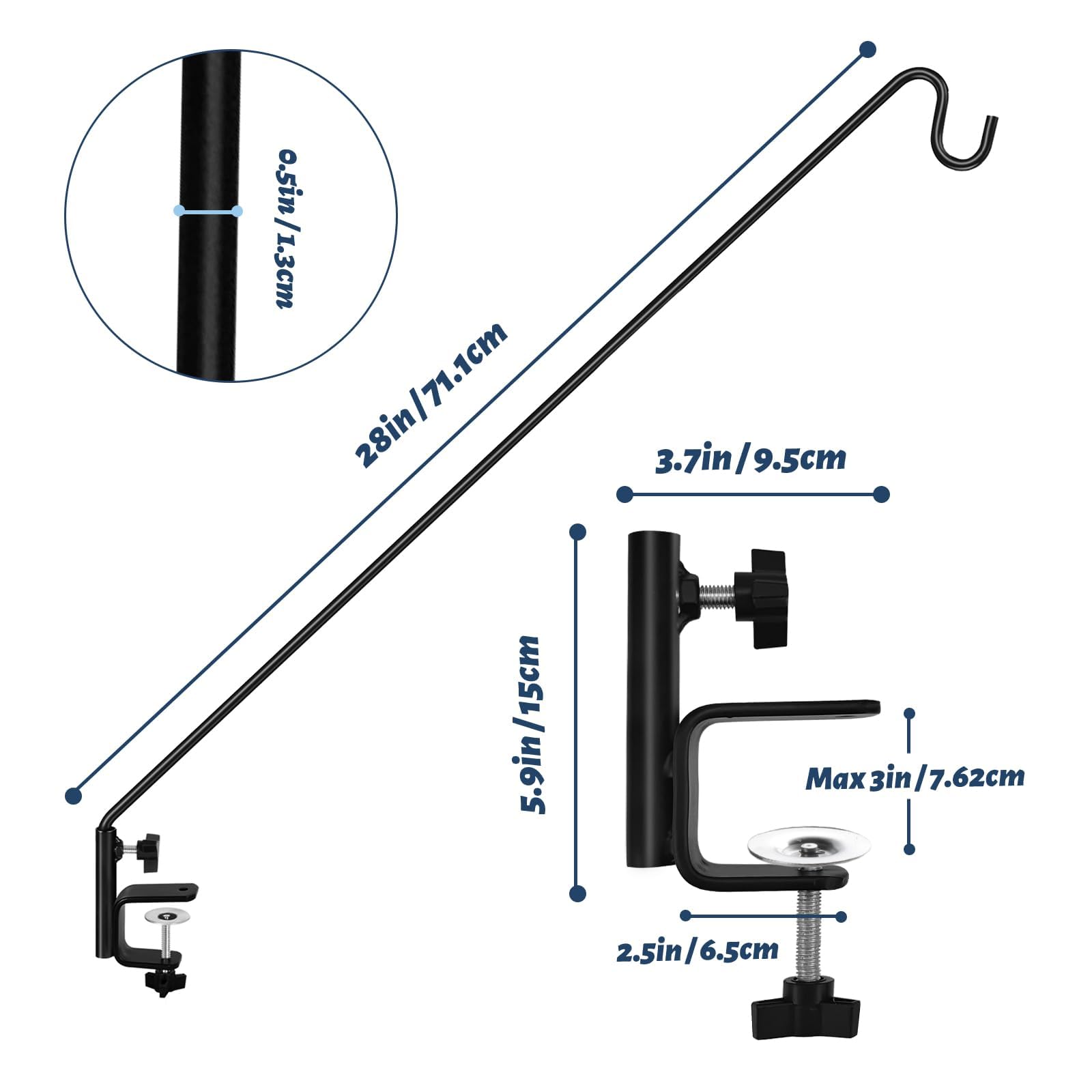 ERYTLLY multi-use hanger for bird feeders, wind chimes, baskets.