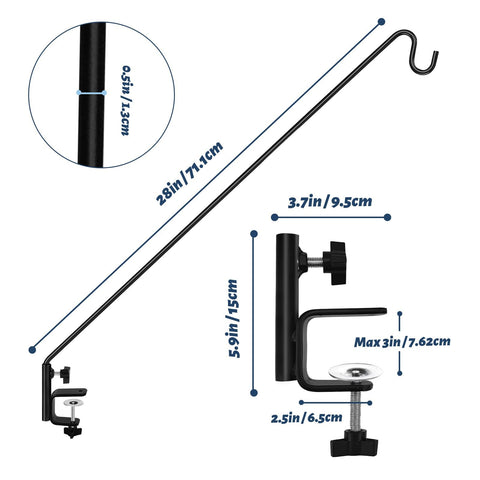 ERYTLLY multi-use hanger for bird feeders, wind chimes, baskets.