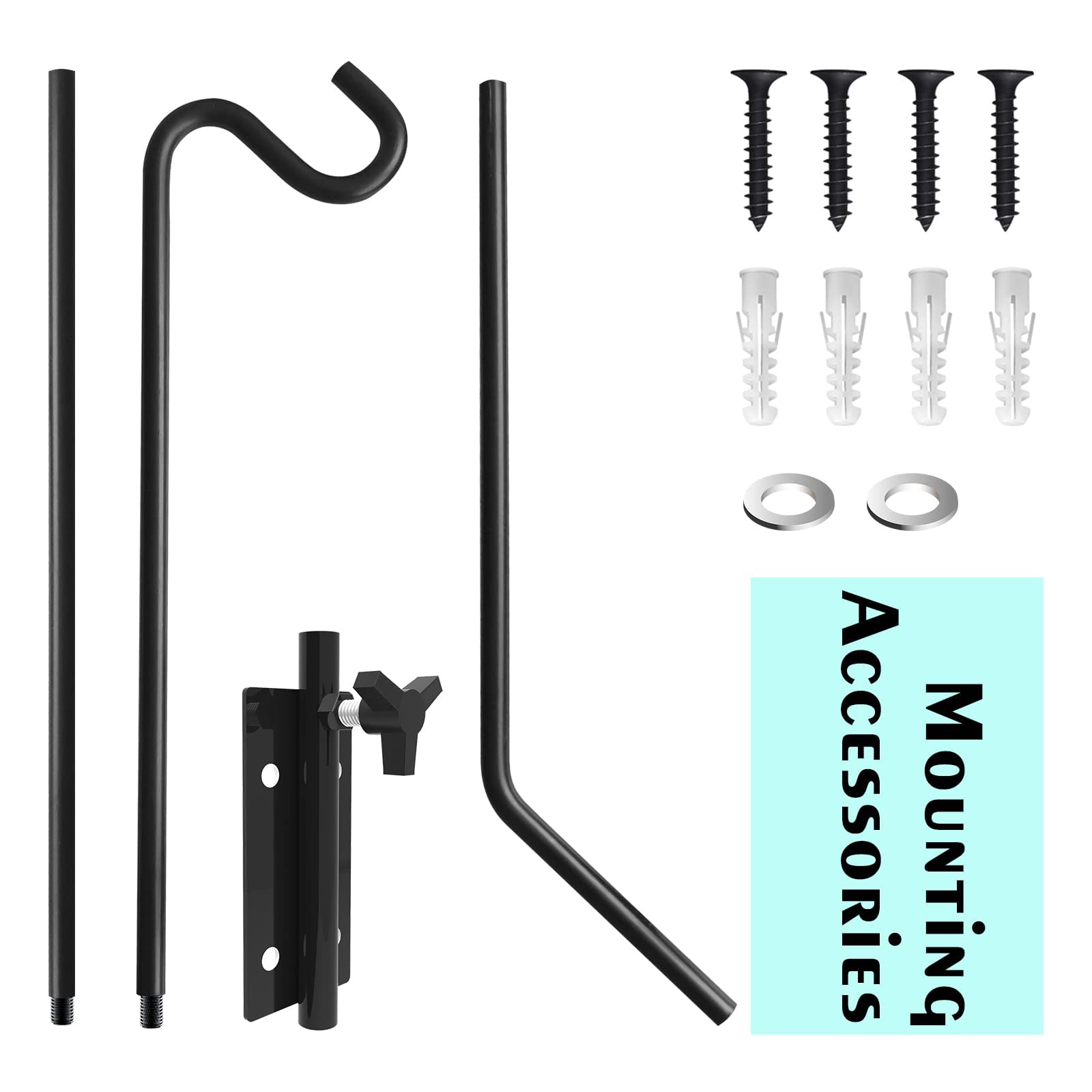 ERYTLLY durable outdoor bracket enhances porch decor while supporting various items.