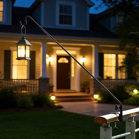 ERYTLLY quick-adjust clamp fitting up to 2-inch rail on porch