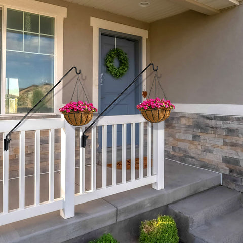 ERYTLLY rust-resistant black powder coating enhances weatherproof performance and aesthetics.